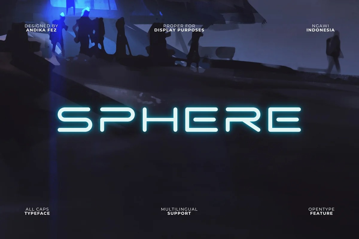 SPHERE Display Font