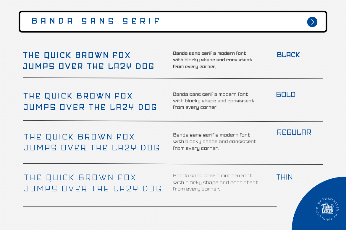 Banda Font preview image 2