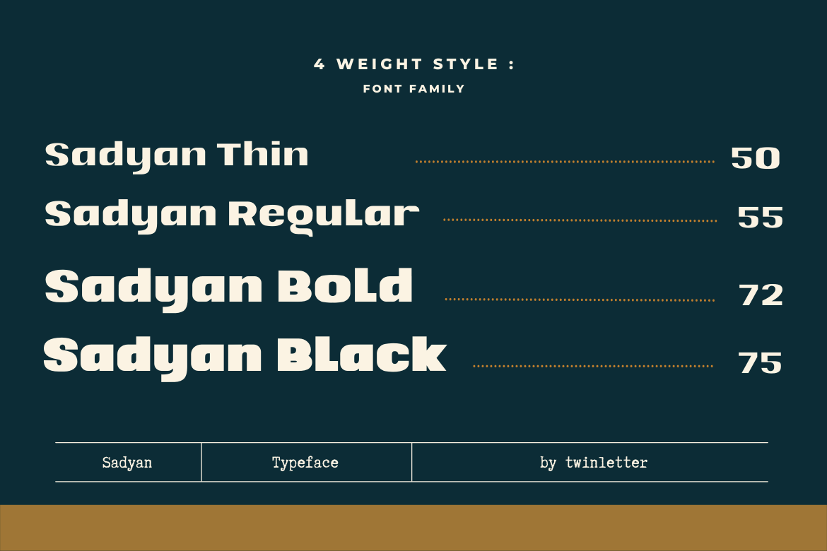 Sadyan Font preview image 2