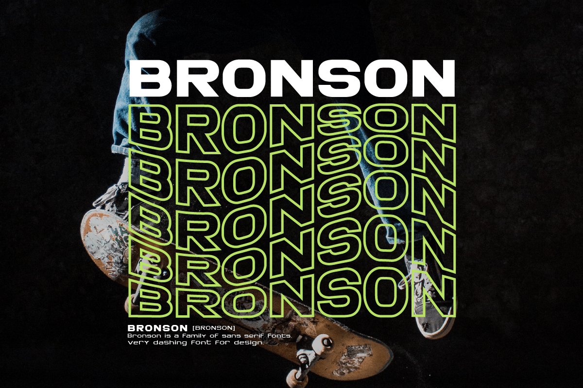 Bronson Font preview image 4