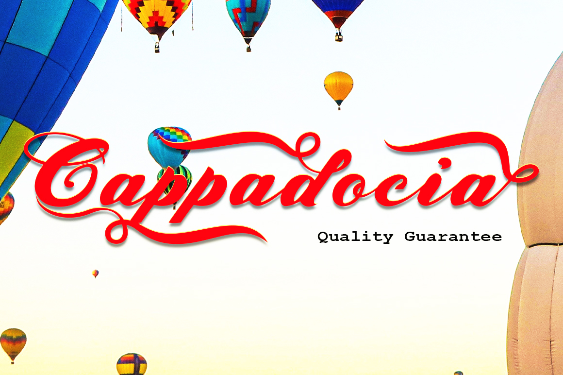 Cappadocia Calligraphy Font