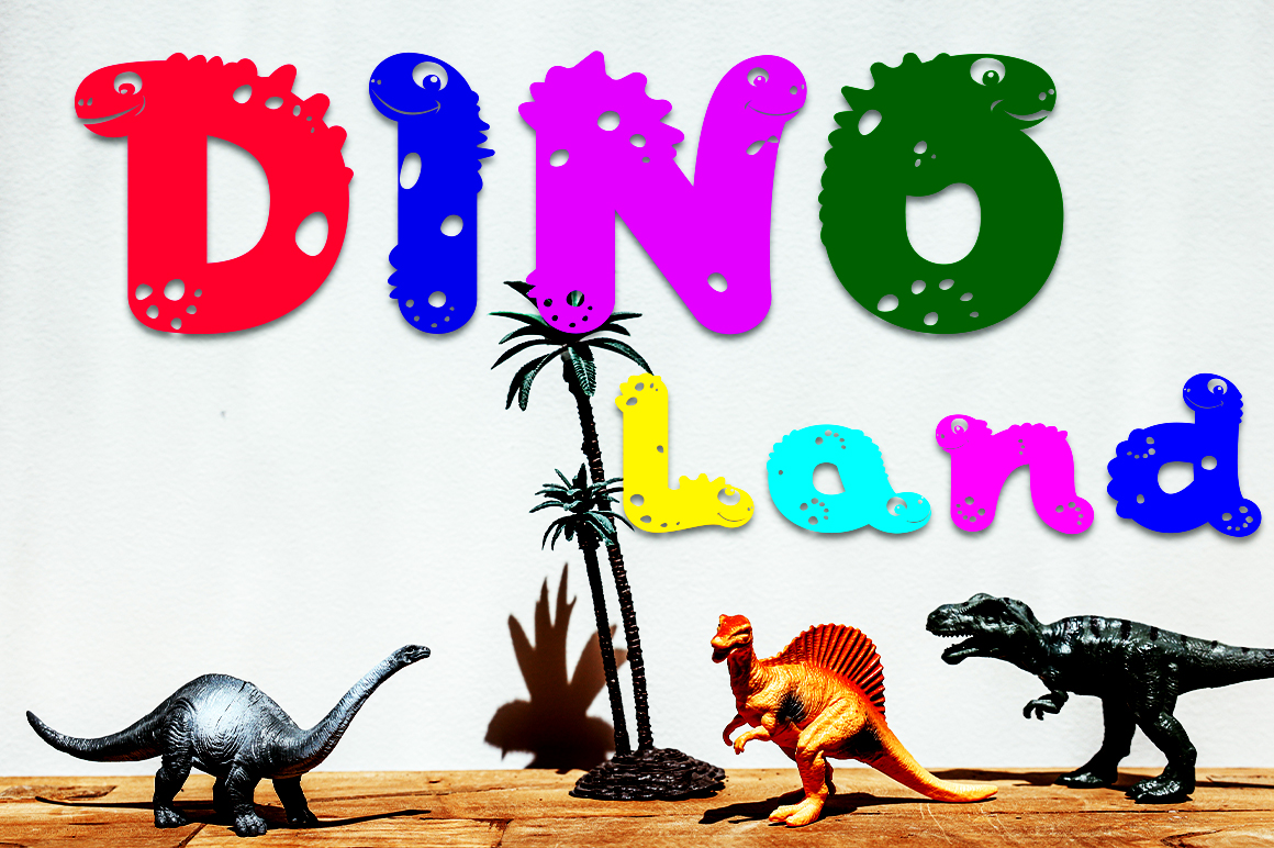 Lucky Dino Font preview image 5