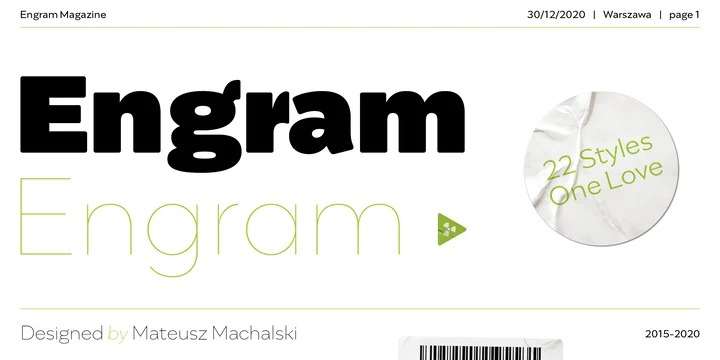 Engram Font Family preview image 1