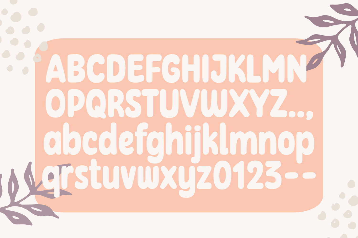 Oddly Calming Font preview image 4