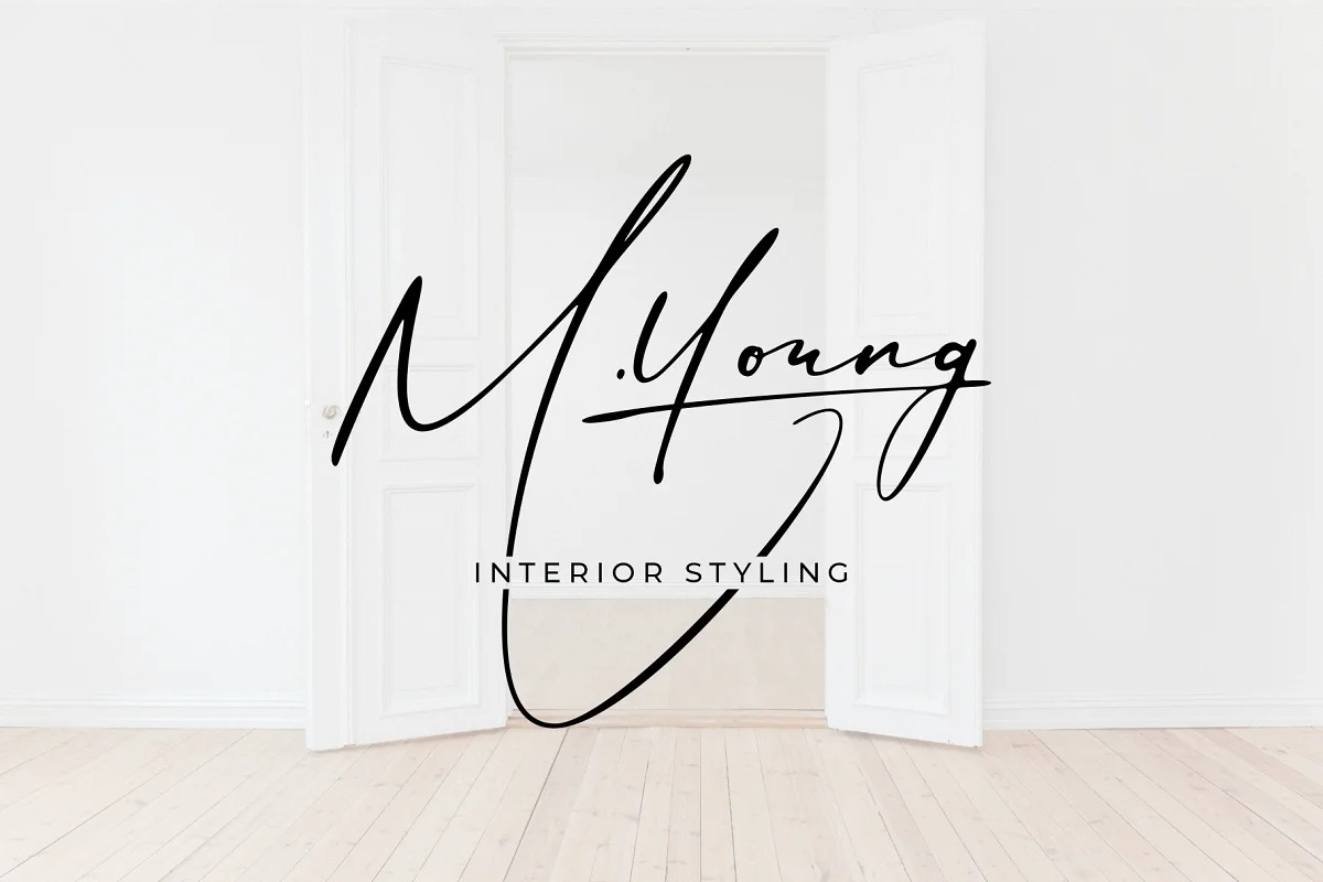 Sign Style Font preview image 4