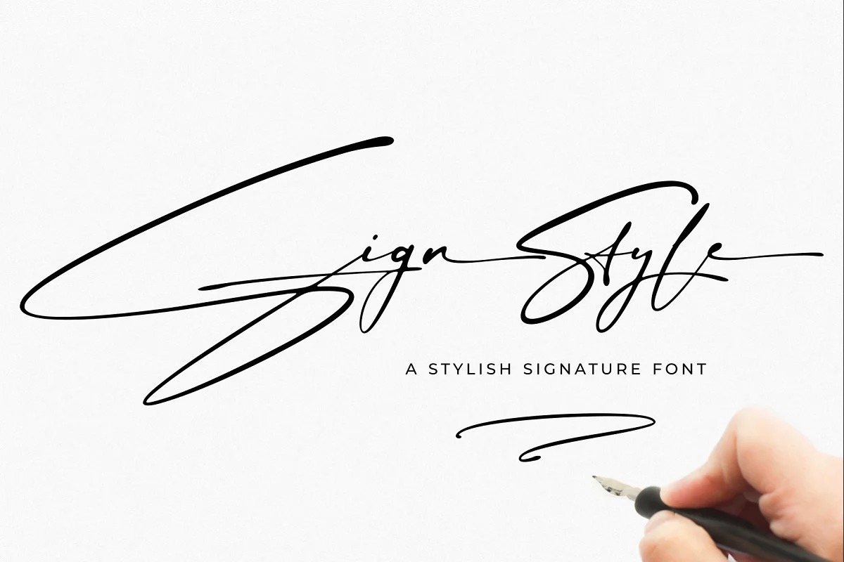 Sign Style Handwritten Font