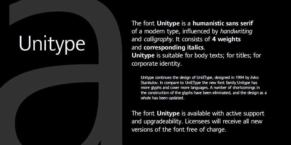 Unitype Font Family preview image 3