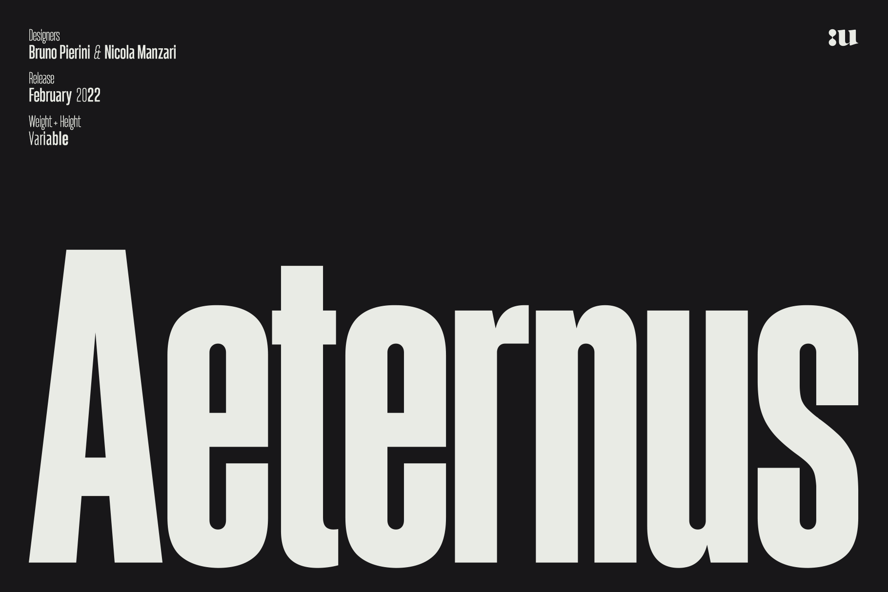 Aeternus Sans Serif Font