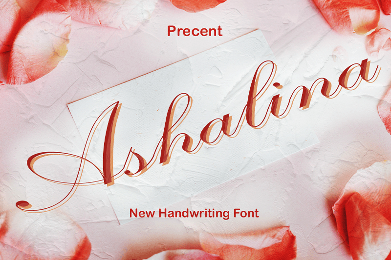 Ashalina Script Font