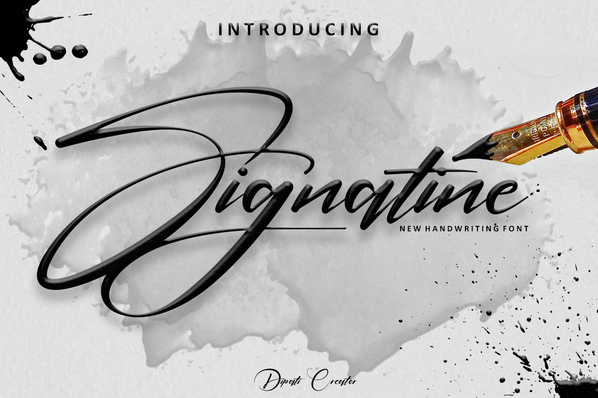 Signatine Handwritten Font