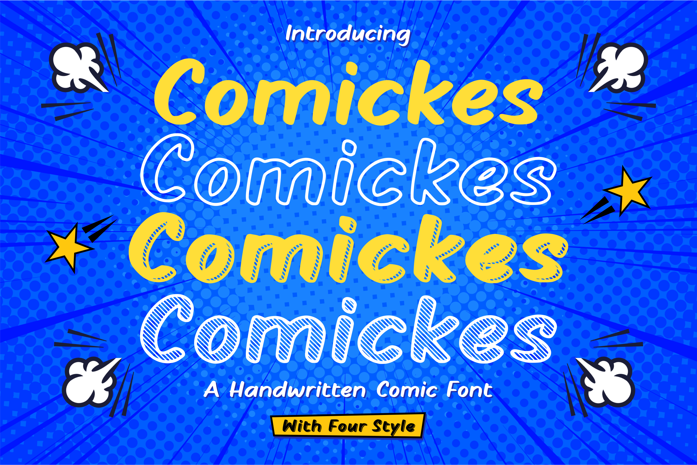 Comickes Display Font