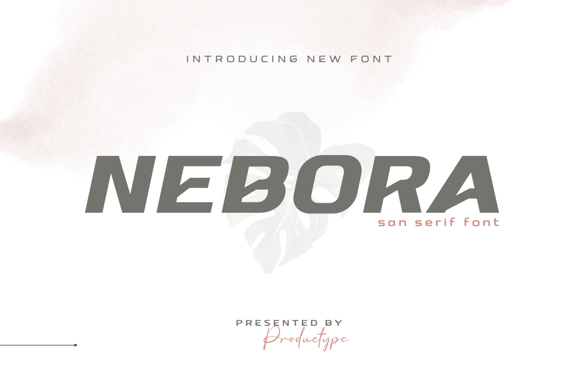 Nebora Display Font