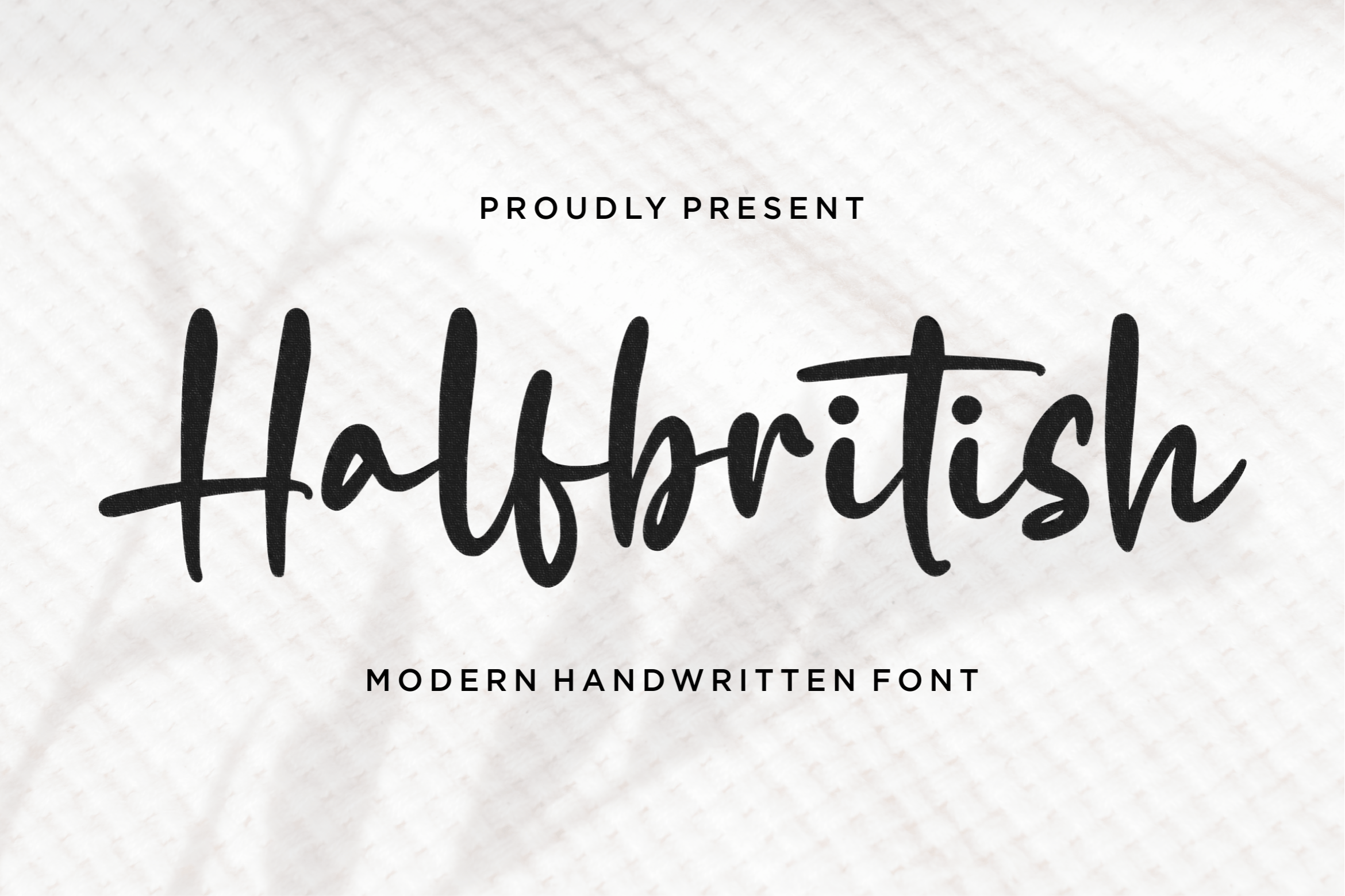 Halfbritish Script Font