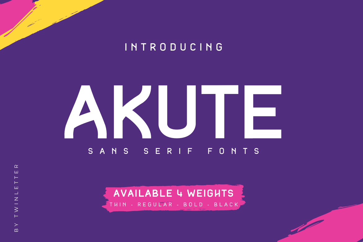 Akute Sans Serif Font