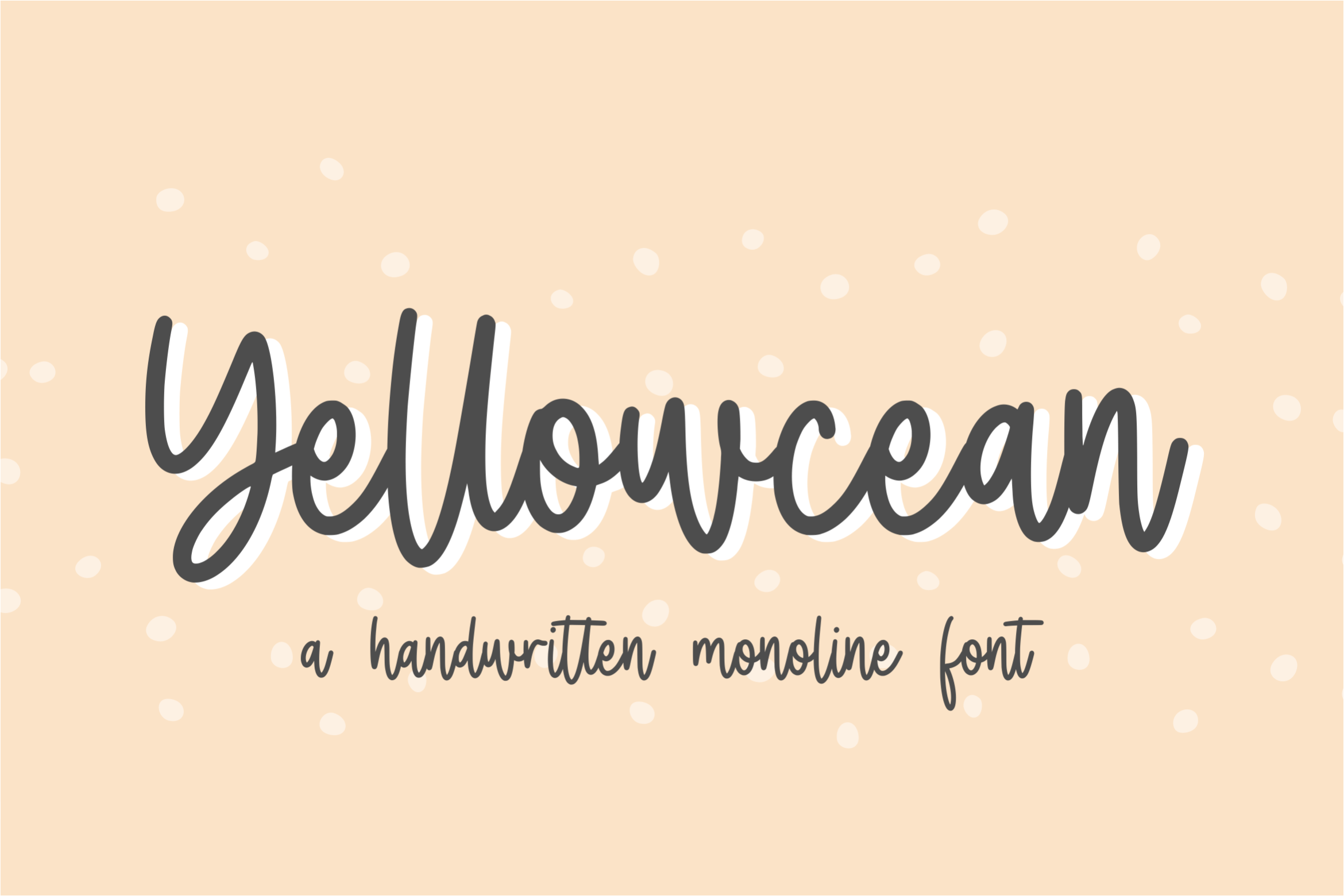 Yellowcean Script Font