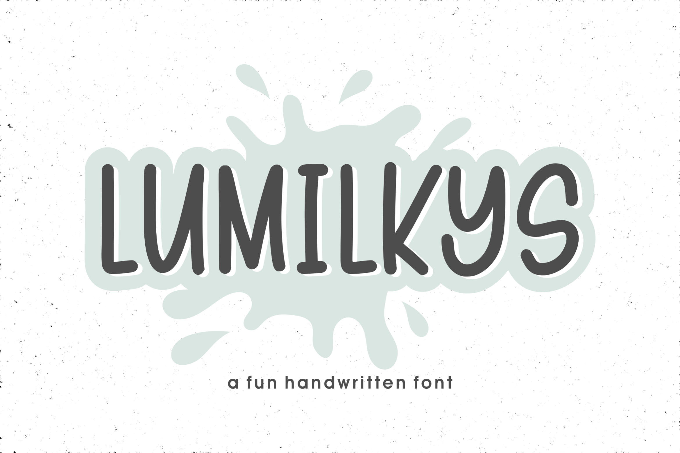 Lumilkys Display Font