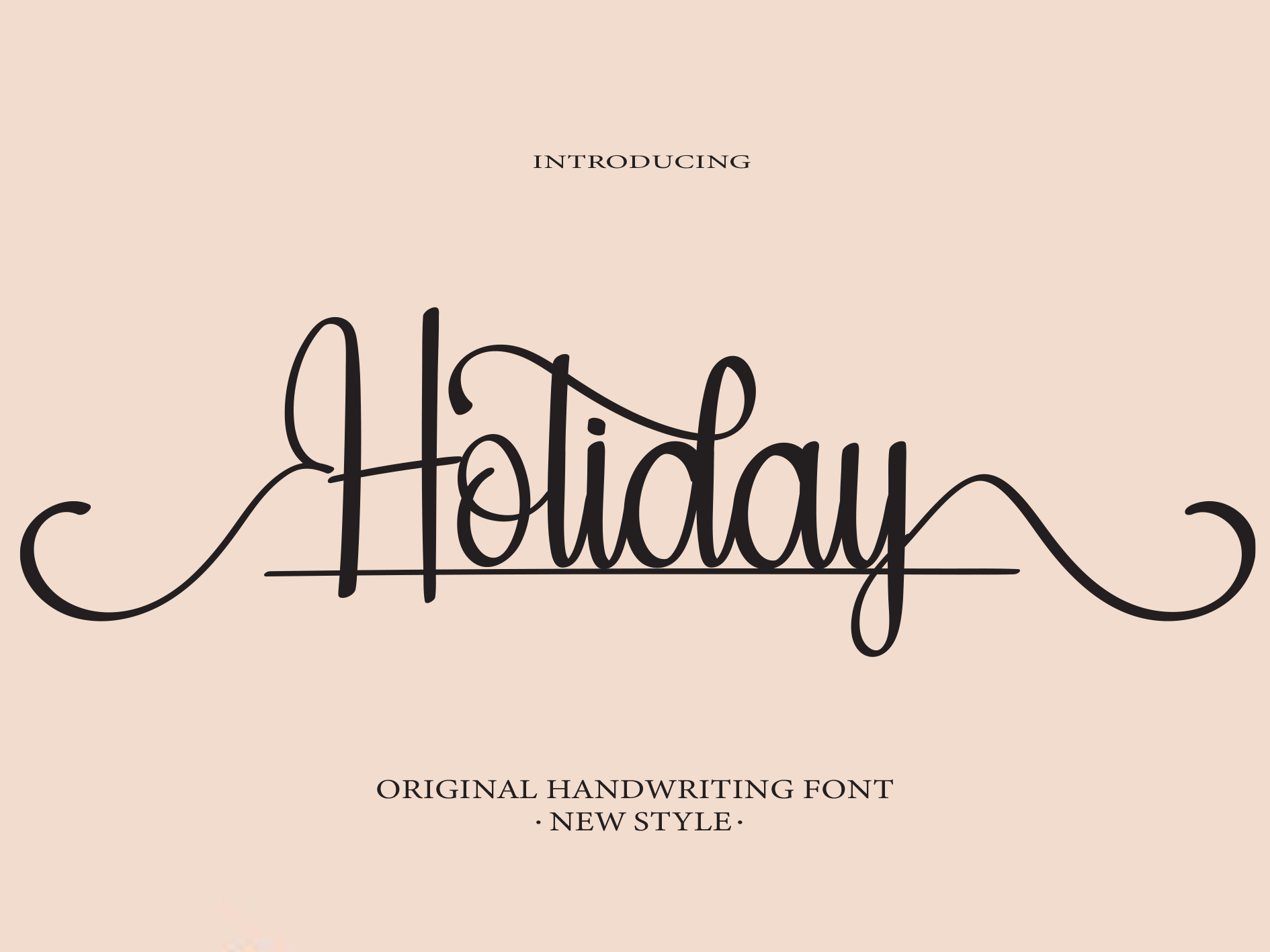 Holiday Script Font