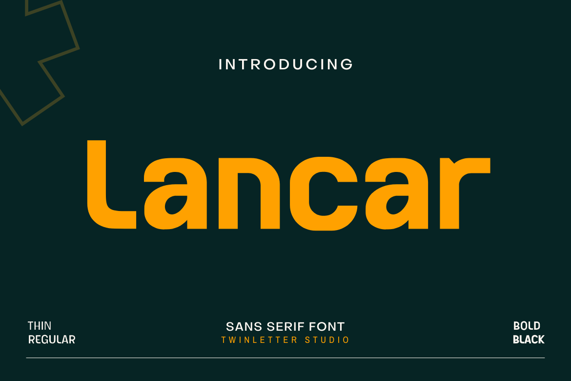Lancar Sans Serif Font