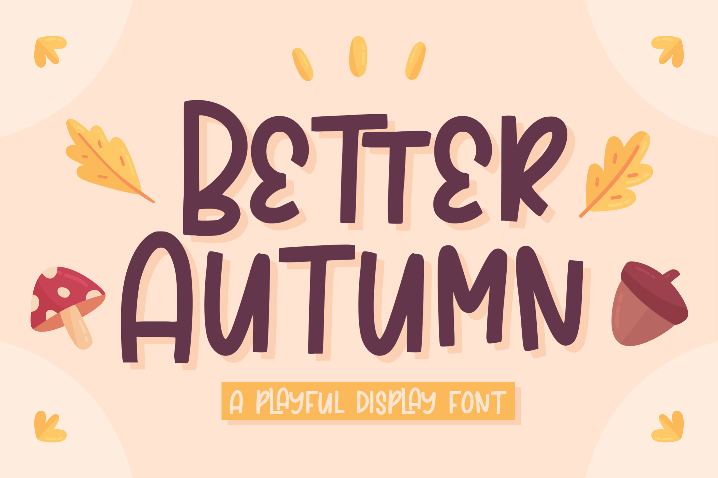 Better Autumn Display Font