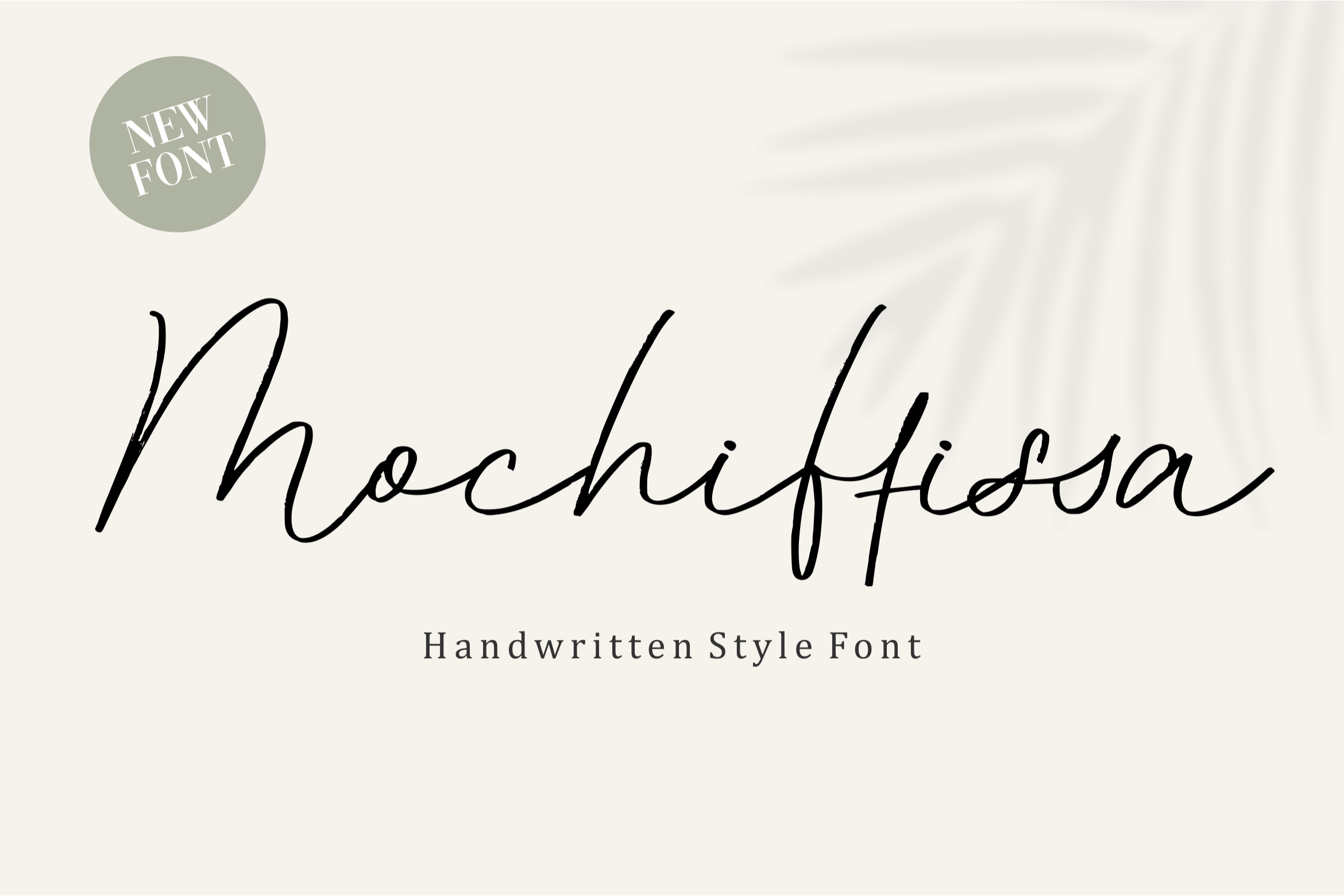 Mochiffissa Handwritten Font