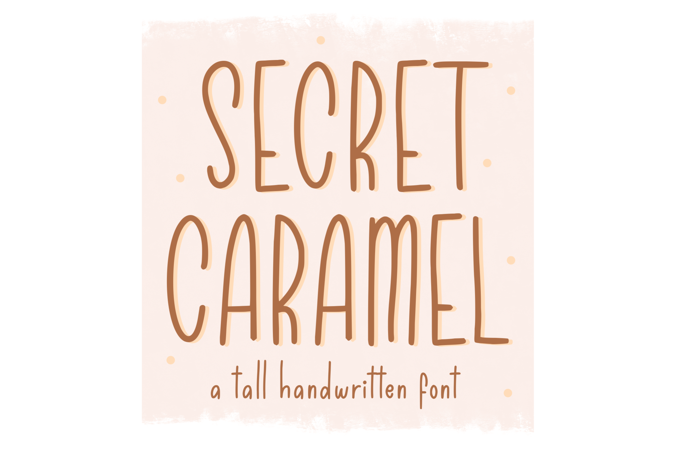 Secret Caramel Display Font
