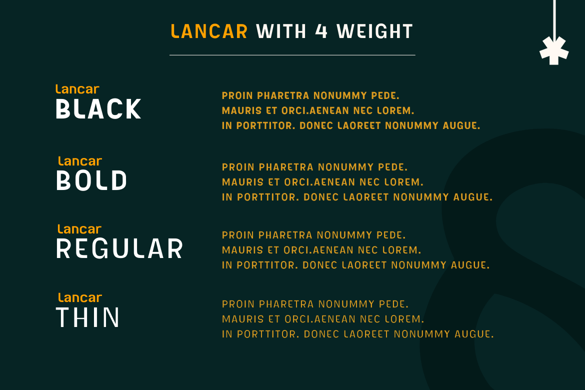 Lancar Font preview image 2