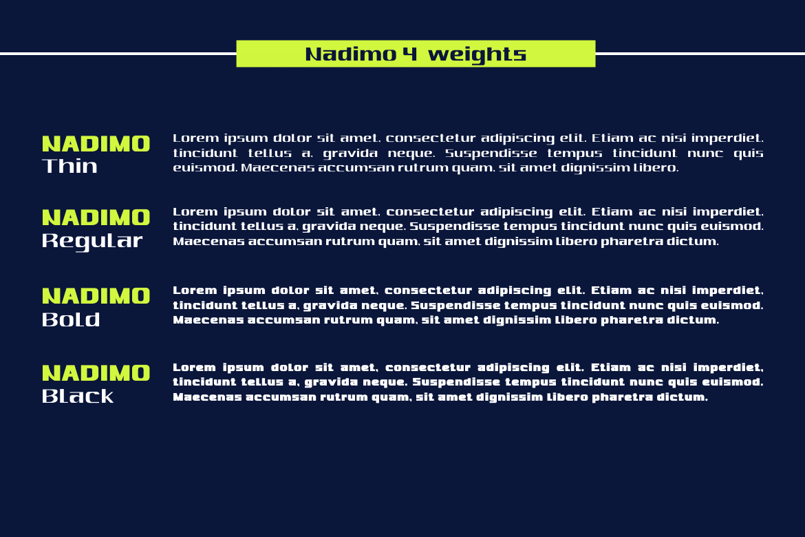 Nadimo Font preview image 2
