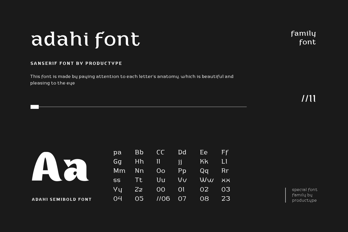 Adahi Font preview image 2