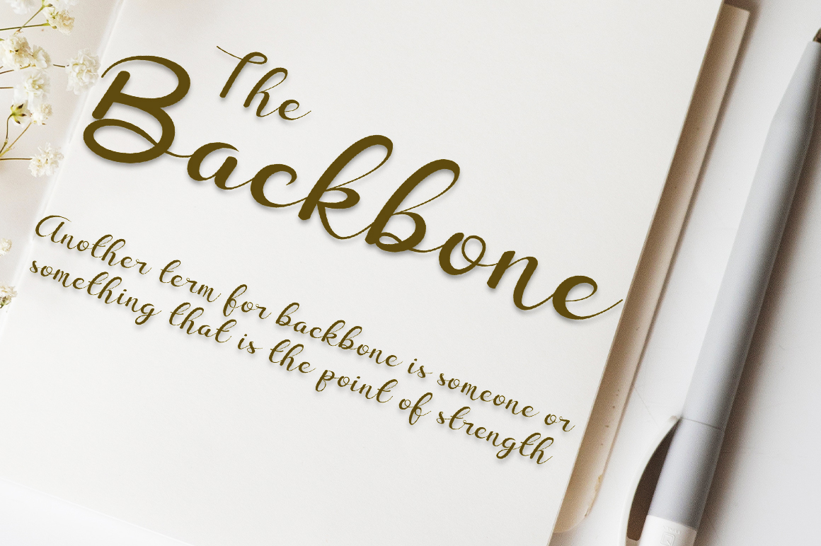 The Backbone Font preview image 2