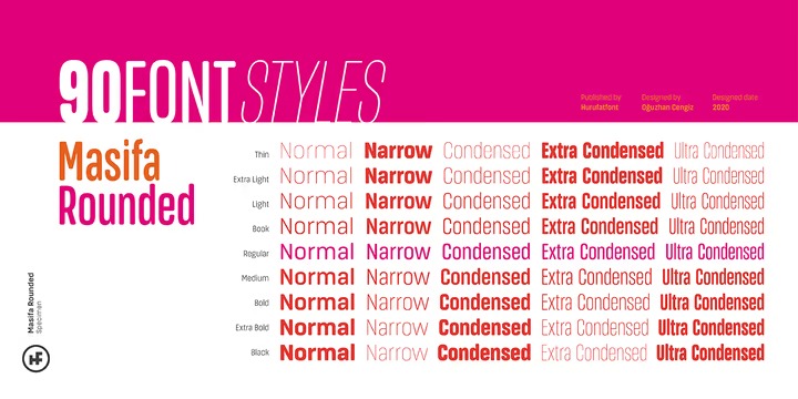 Masifa Rounded Font Family preview image 2