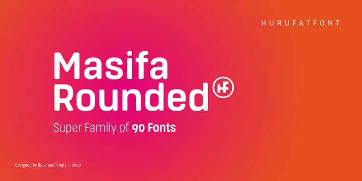 Masifa Rounded Font Family preview image 1