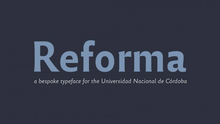 Reforma Sans Serif Font
