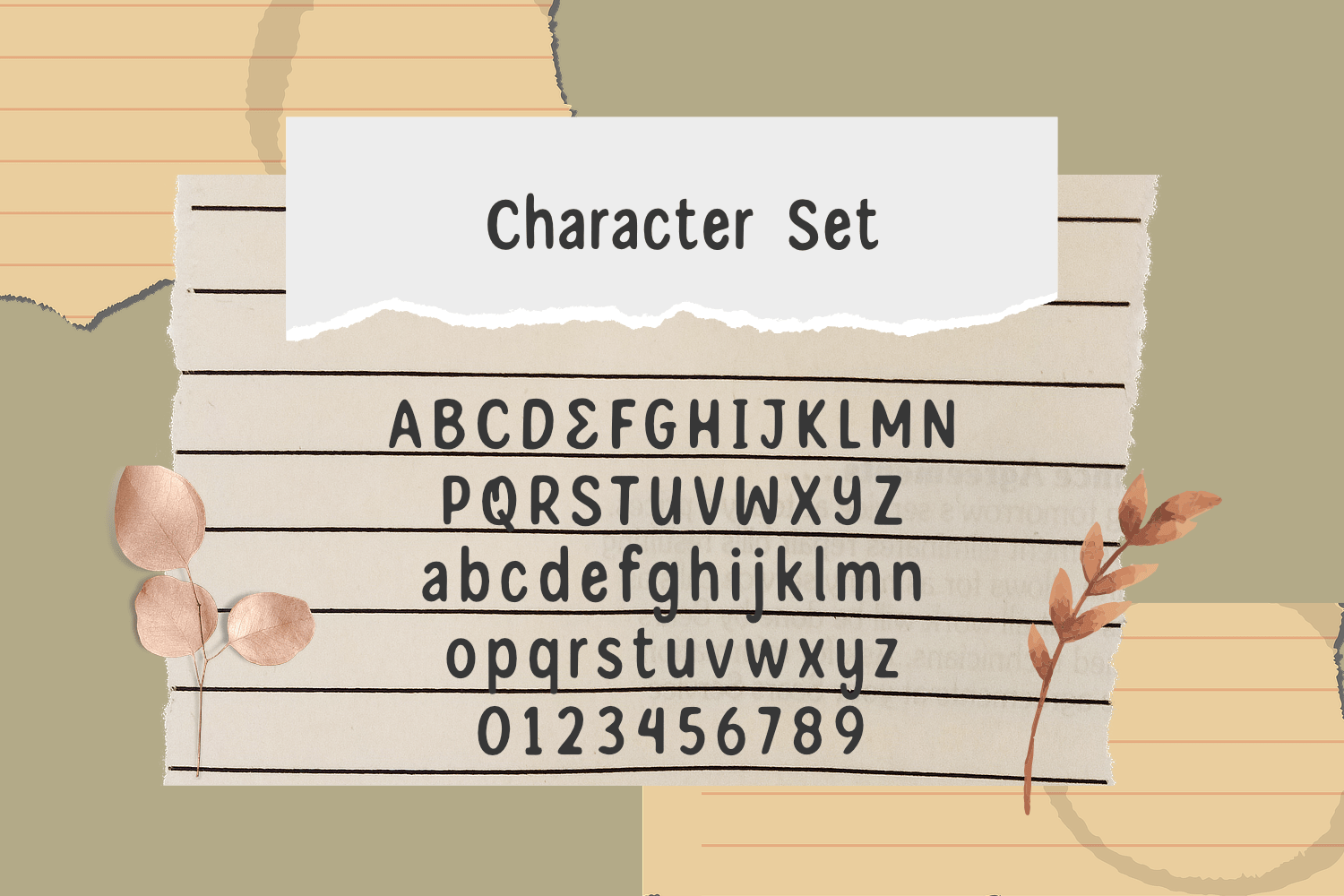 Summary Notes Font preview image 4