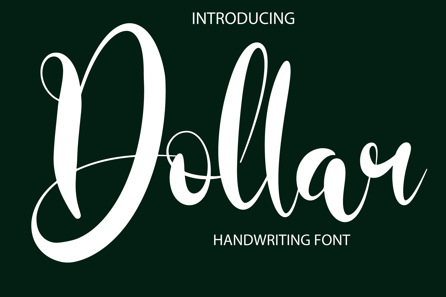 Dollar Script Font