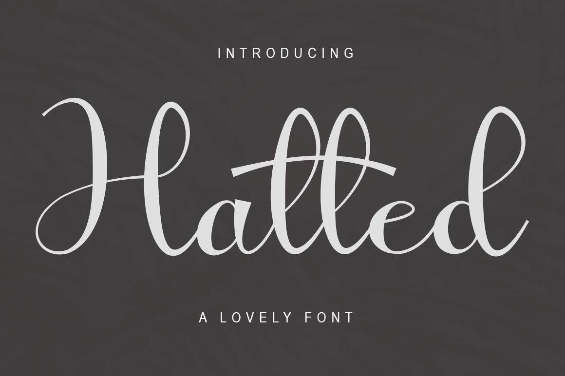 Hatted Script Font