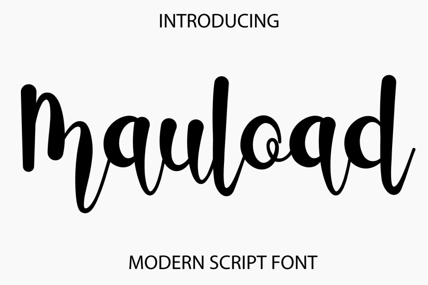 Mauload Script Font