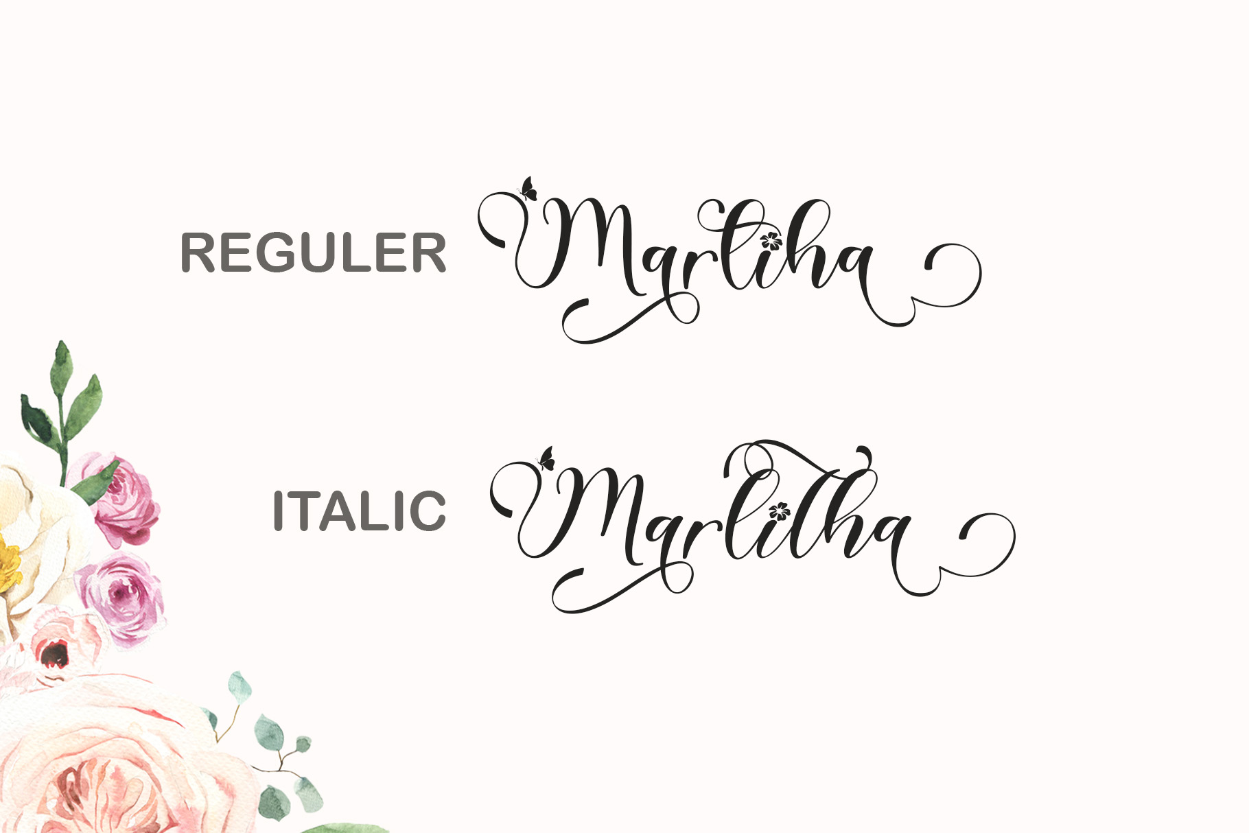 Beautiful Spring Font preview image 5