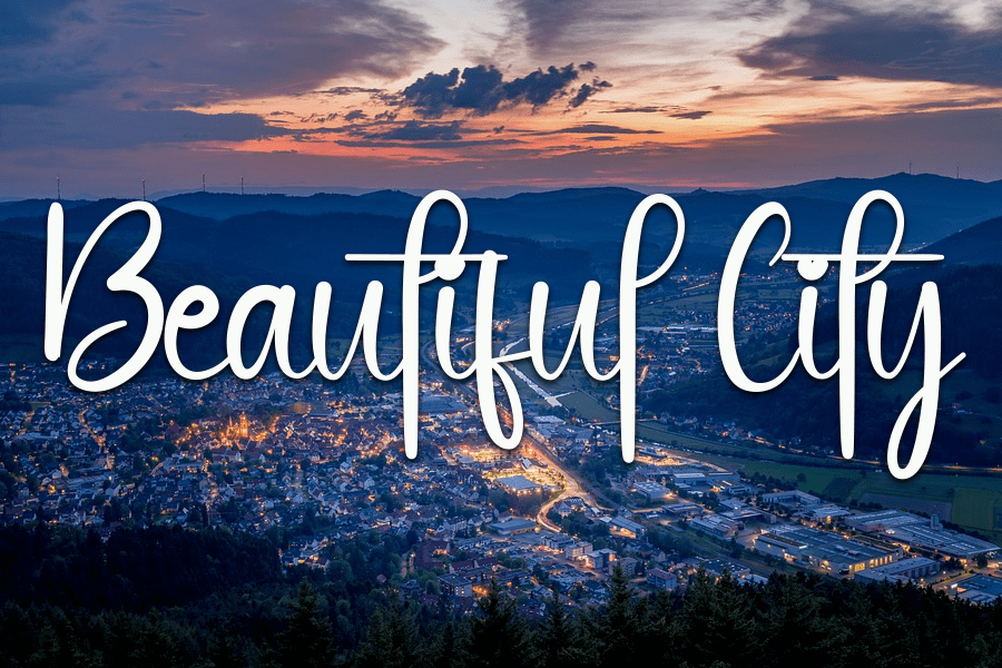 Black Signature Script Font preview image 3