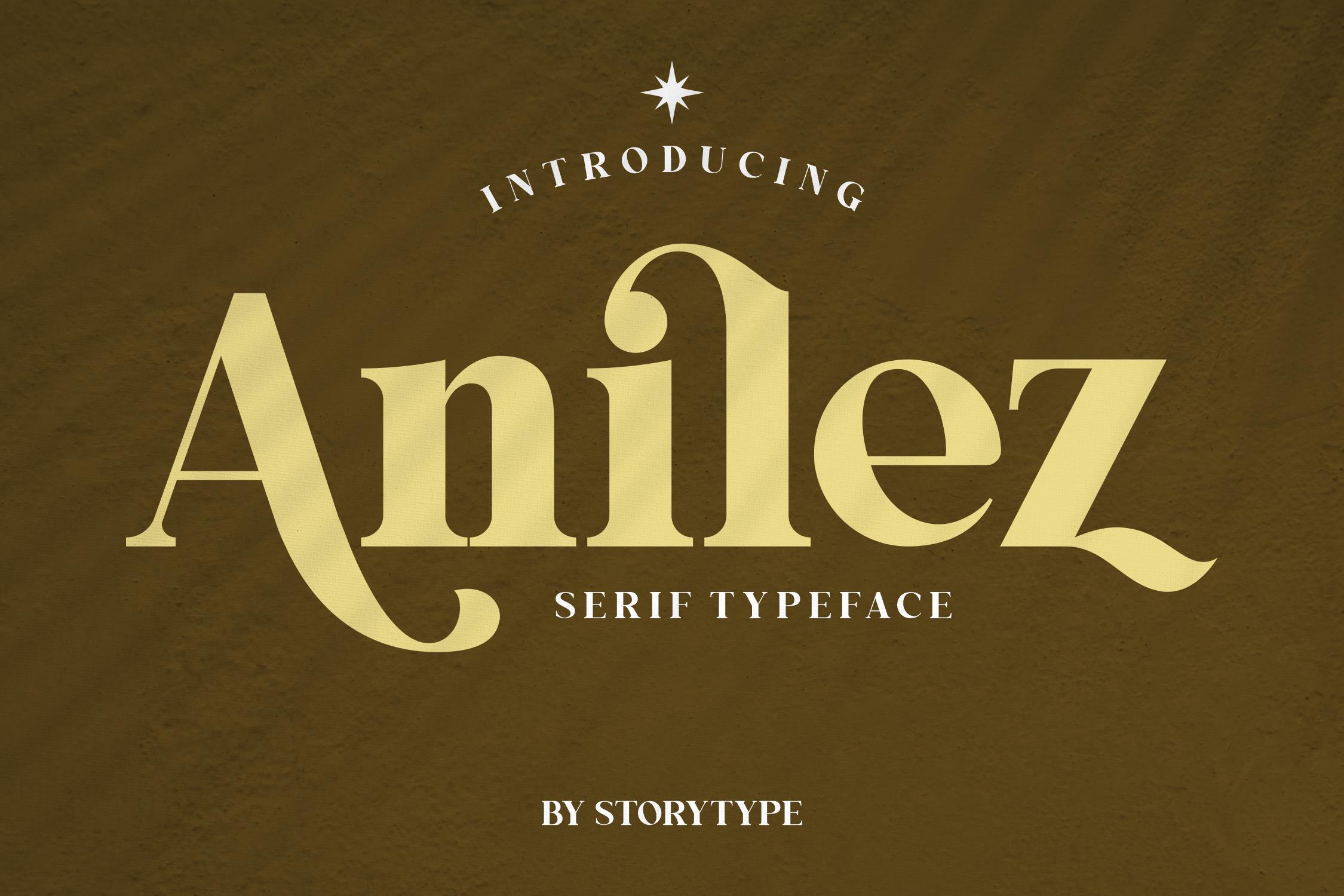 Anilez Serif Font