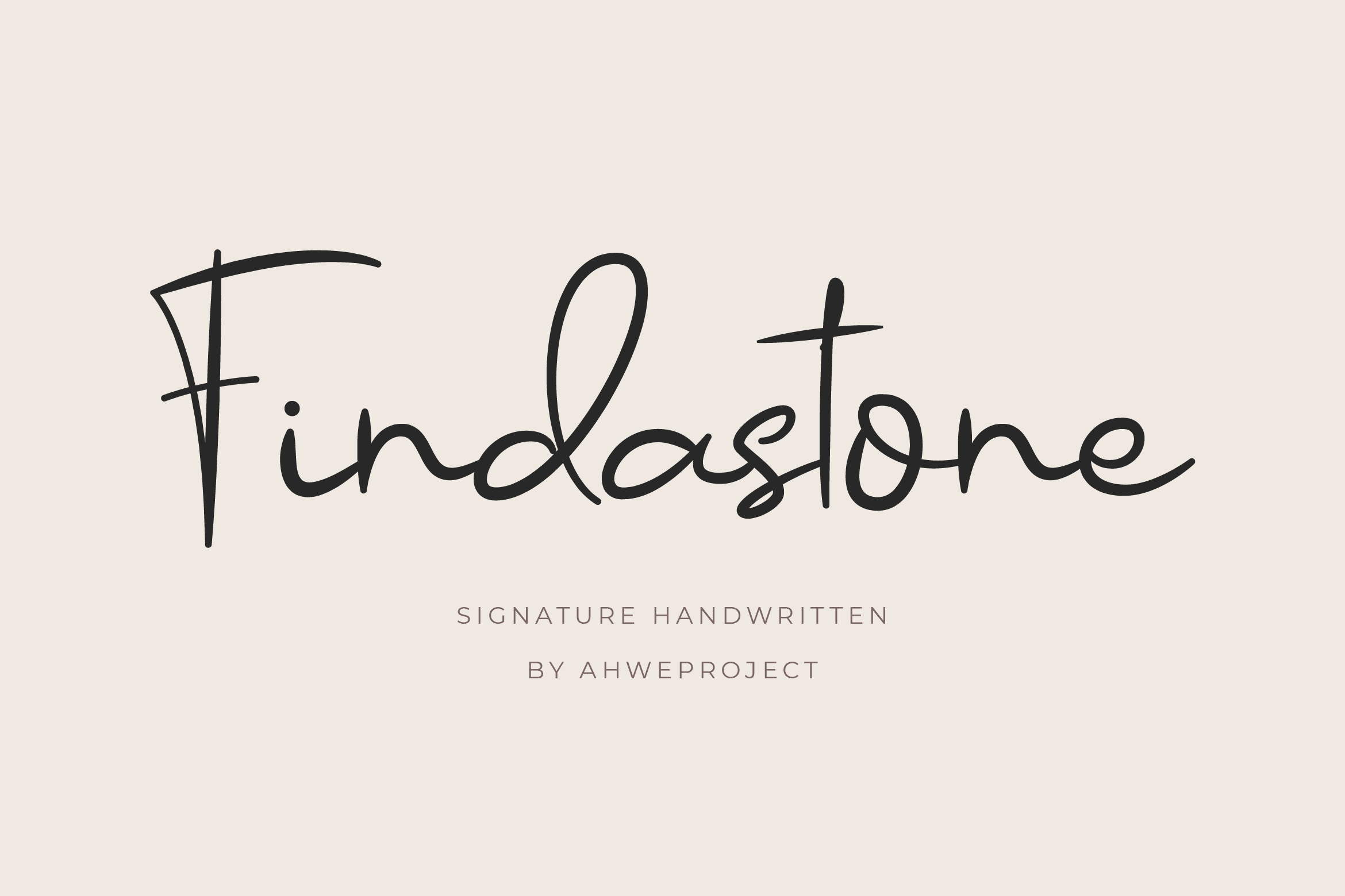 Findastone Script Font