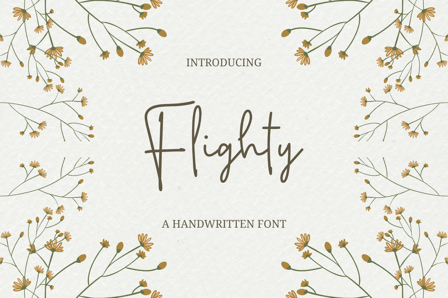 Flighty Handwritten Font