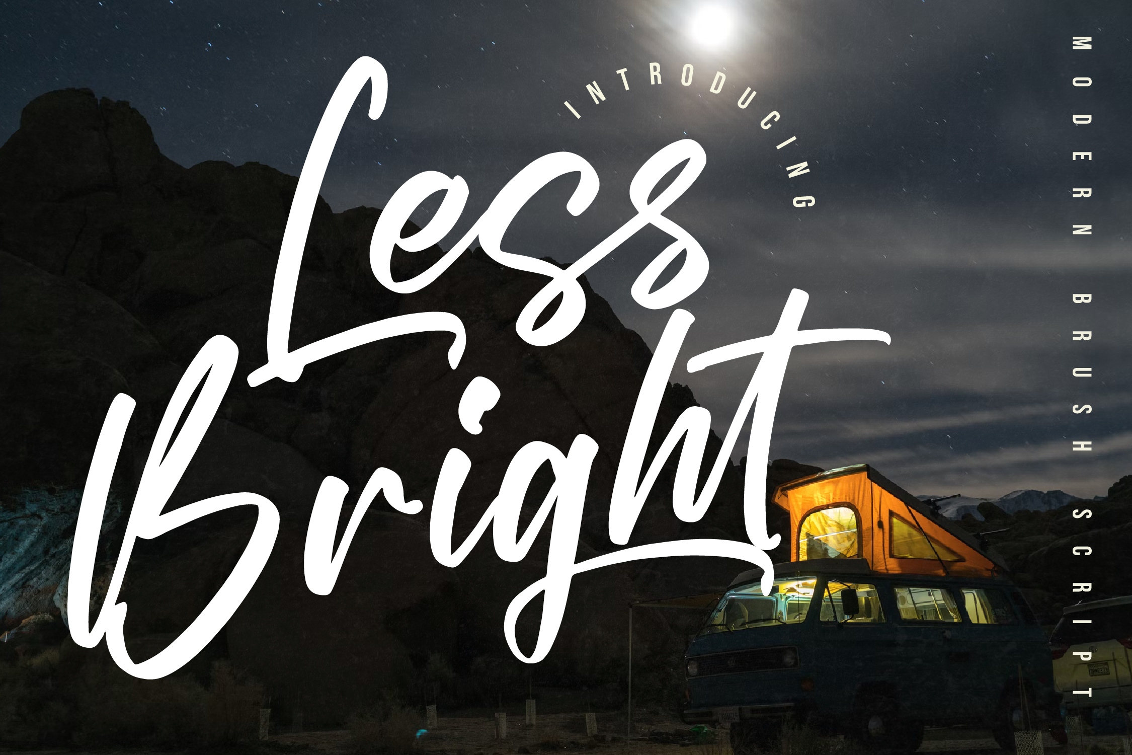 Less Bright Font preview image 5