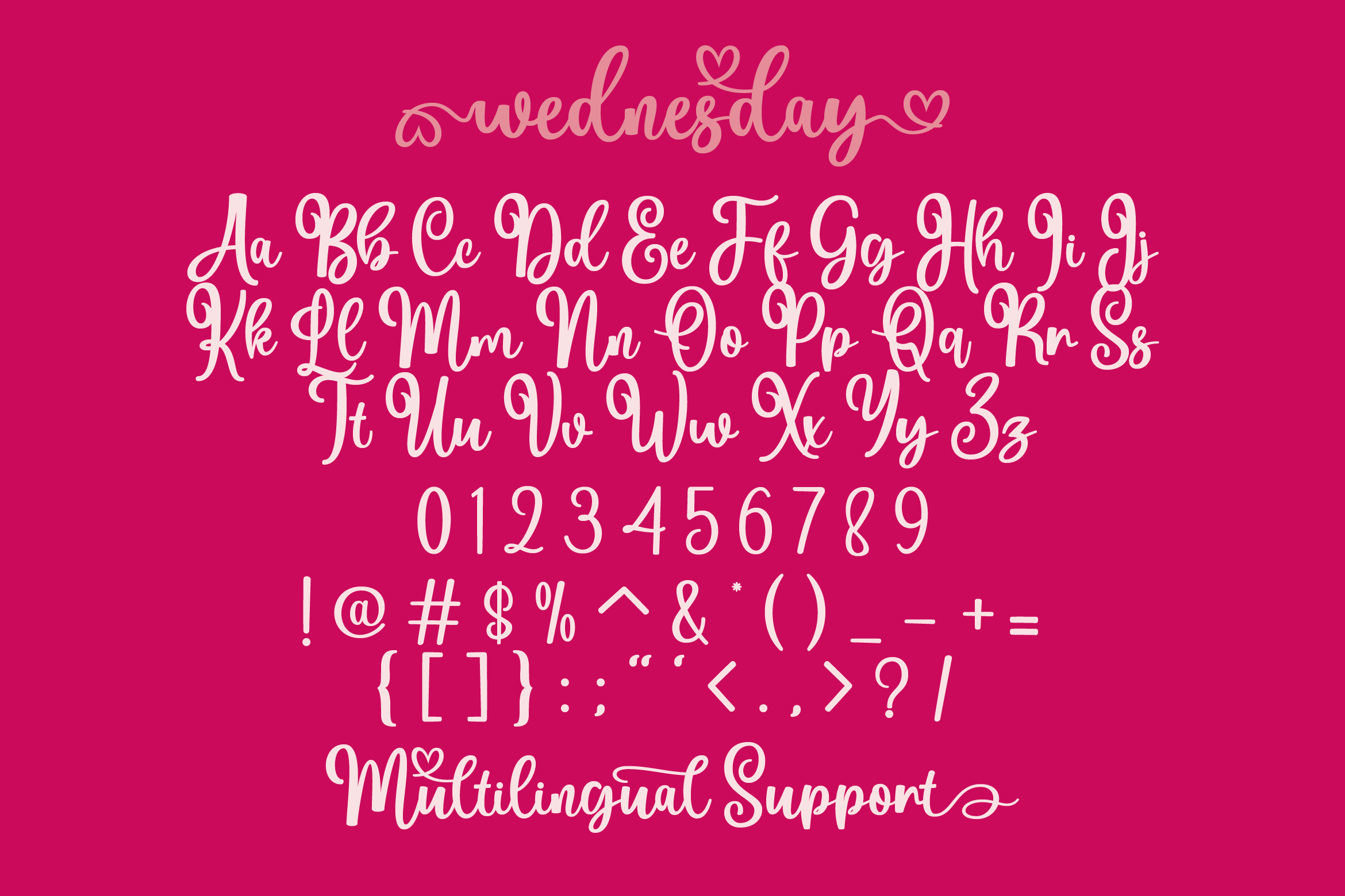 Wednesday Font preview image 2