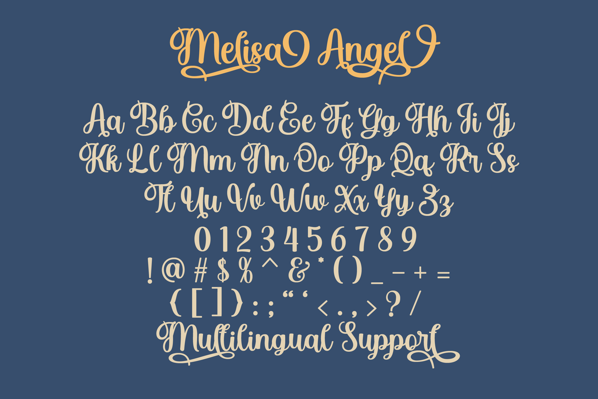Melisa Angel Font preview image 2