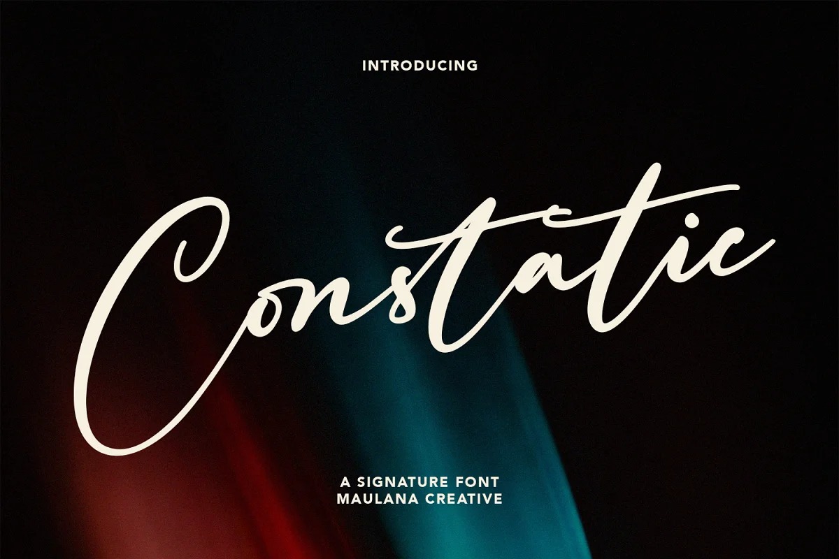 Constatic Handwritten Font