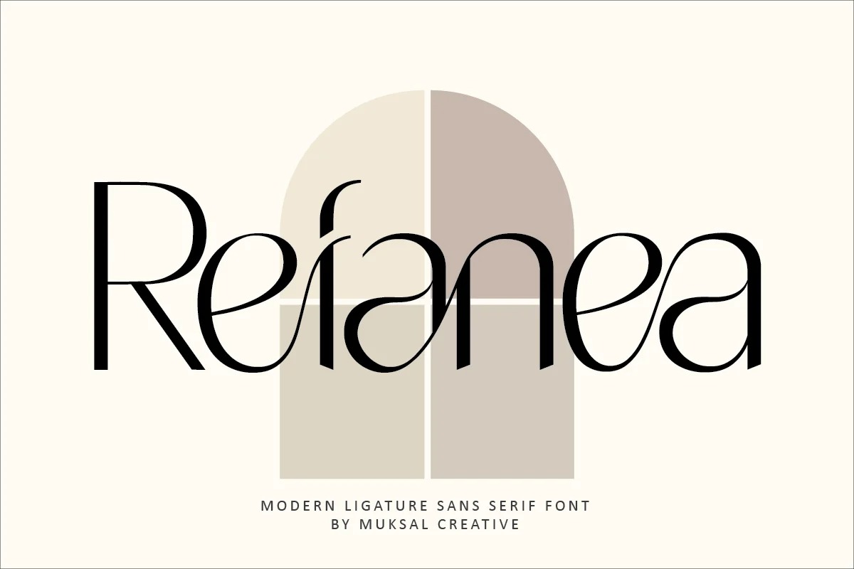 Refanea Sans Serif Font