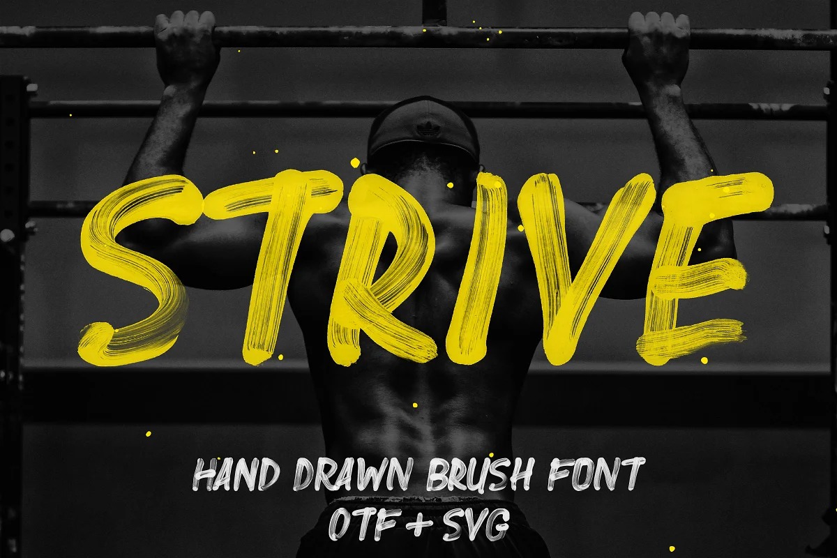 Strive Brush Font