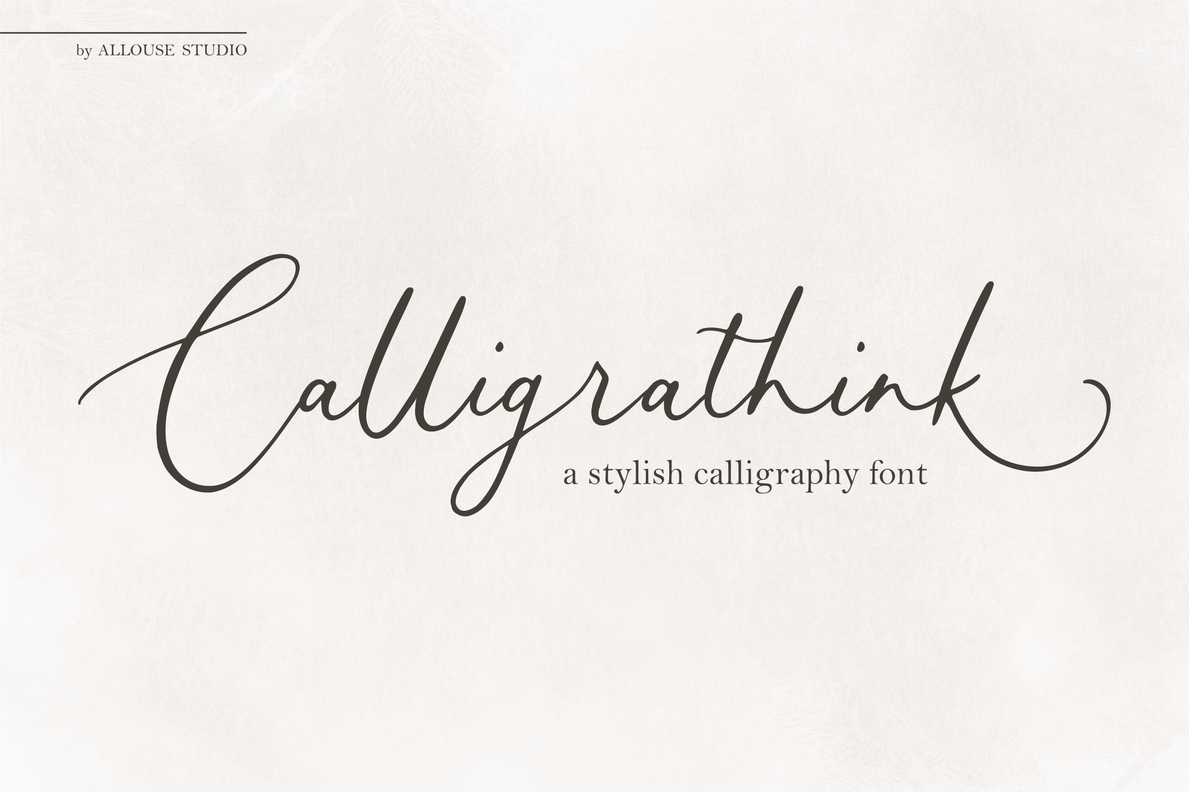 Calligrathink Script Font