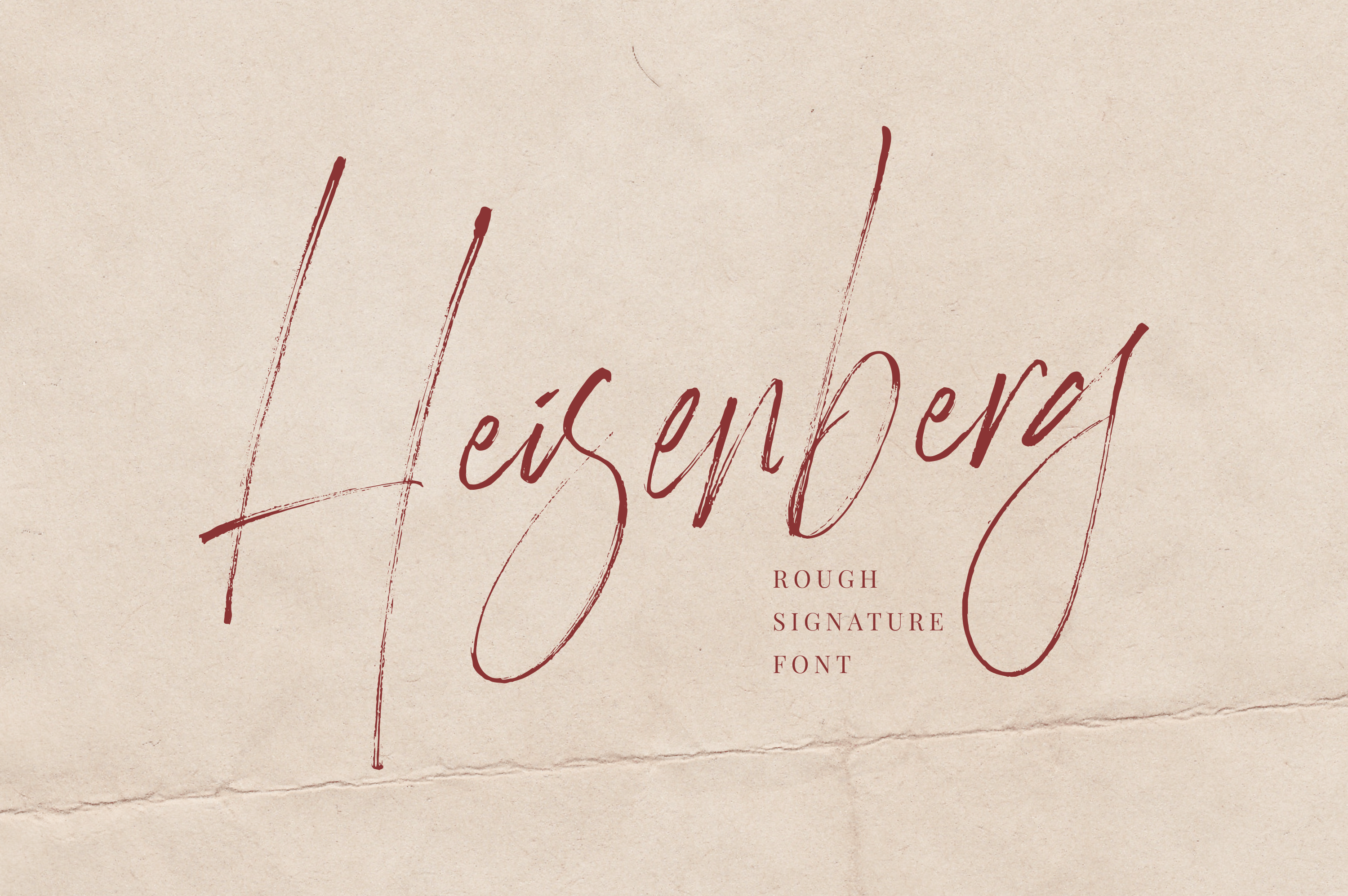 Heisenberg Brush Font