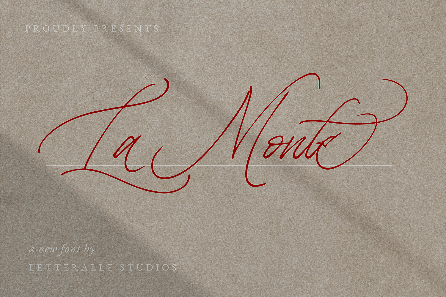 La Monte Handwritten Font
